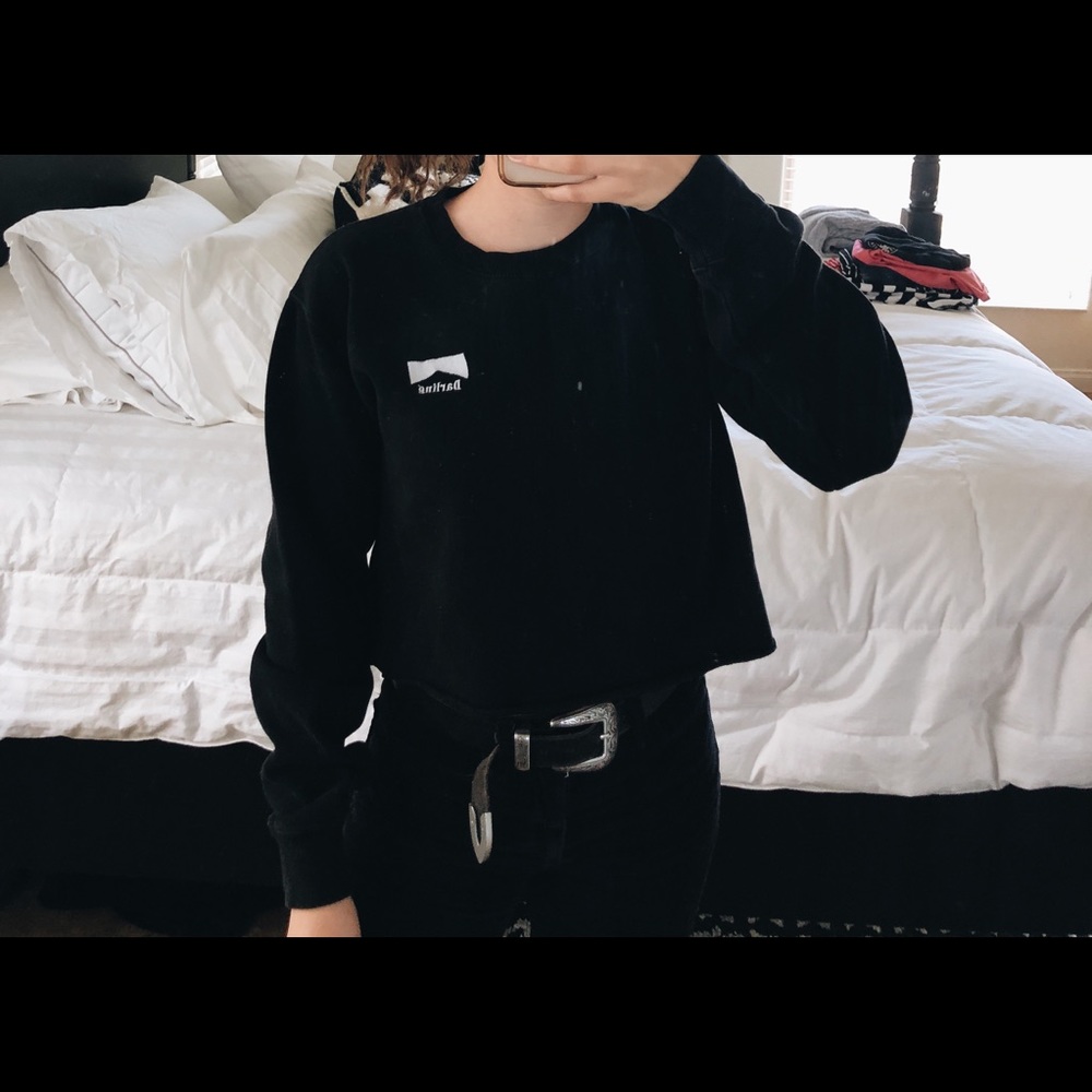 darling cropped sweater